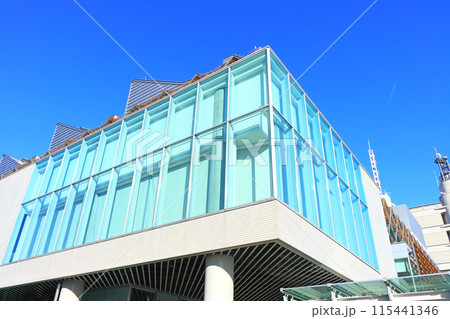 山梨県甲府市、山梨県立図書館の風景 115441346