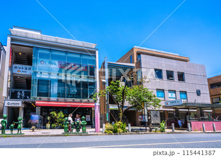 日本の東京都市景観 6月。東急電鉄　桜新町駅 西口などを望む 115441387