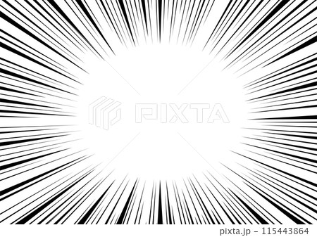 集中線1 集中線1 115443864