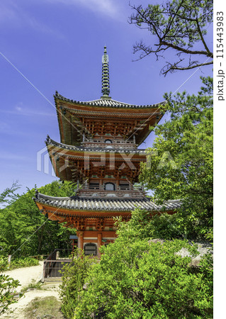 生口島 向上寺 三重塔 広島県尾道市 生口島 向上寺 三重塔 広島県尾道市 115443983
