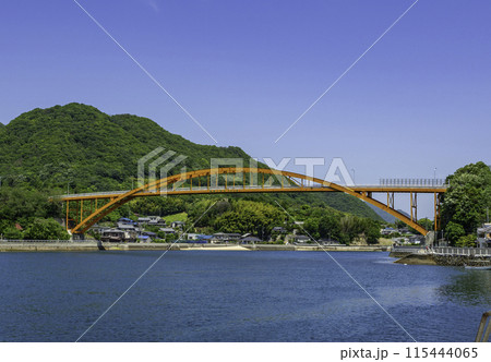 生口島　高根大橋　広島県尾道市 115444065
