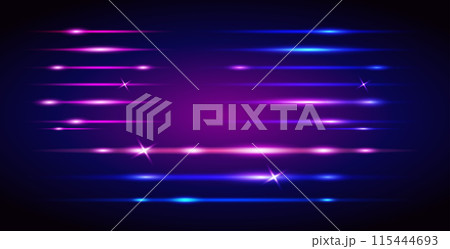 Colorful Neon Linear Decor Items Colorful Neon Linear Decor Items 115444693