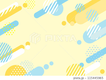 秋用黄色のポップな背景 秋用黄色のポップな背景 115445965