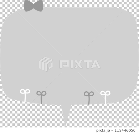 Hand draw doodle minimal speech bubble balloon, icon sticker memo keyword planner text box banner, flat png transparent element design 115446050