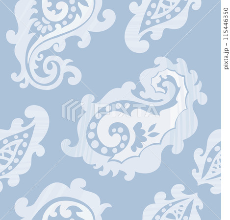 Blue Ornamental vector Pattern Design 115446350