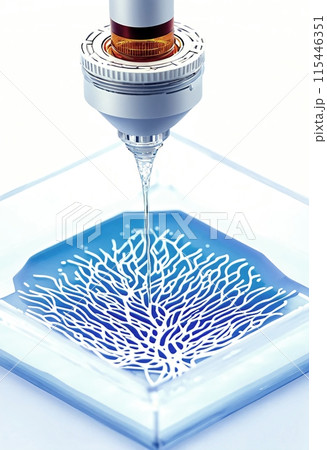 【AI生成】3Dバイオプリンティング - 臓器チップ 220126  115446351