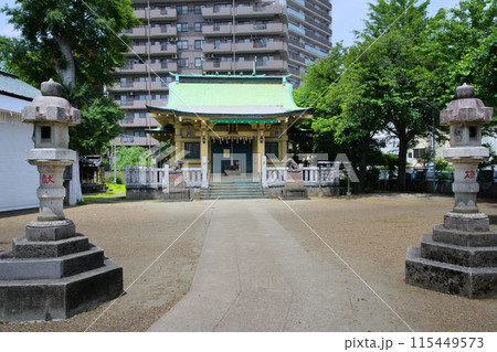 四つ木白髭神社　拝殿　東京都葛飾区東四つ木四丁目 115449573