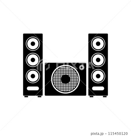 Sound system icon Sound system icon 115450120