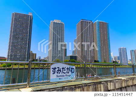 東京　中央区 佃　晴海運河沿いのタワーマンション 115451447