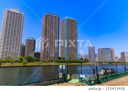 東京　中央区 佃　晴海運河沿いのタワーマンション 115451458