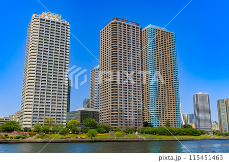 東京 中央区 佃 晴海運河沿いのタワーマンション 東京 中央区 佃 晴海運河沿いのタワーマンション 115451463