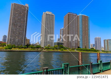 東京　中央区 佃　晴海運河沿いのタワーマンション 115451471