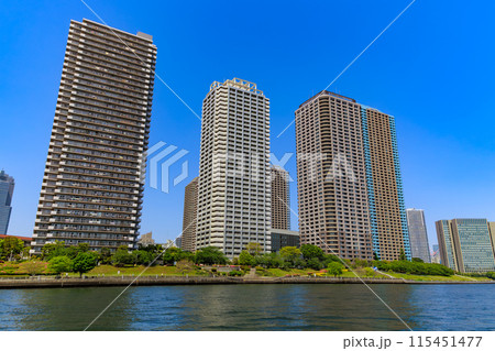 東京 中央区 佃 晴海運河沿いのタワーマンション 東京 中央区 佃 晴海運河沿いのタワーマンション 115451477