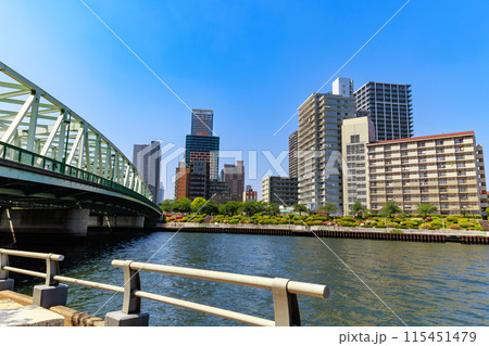 東京　中央区 佃　晴海運河沿いのタワーマンション 115451479