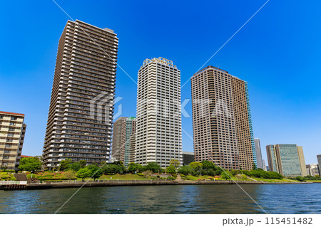 東京　中央区 佃　晴海運河沿いのタワーマンション 115451482