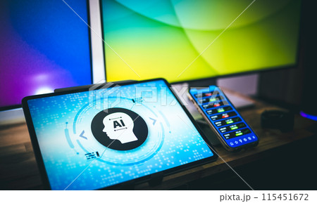 タブレットのAI関連のアプリケーション タブレットのAI関連のアプリケーション 115451672