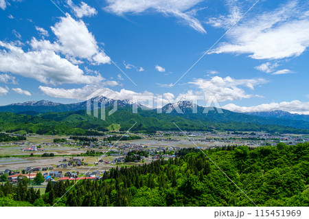 越後三山の青空 越後三山の青空 115451969