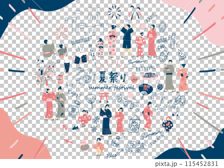 享受夏日祭的人 115452831