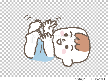 嬰兒仰睡的插圖 115452911