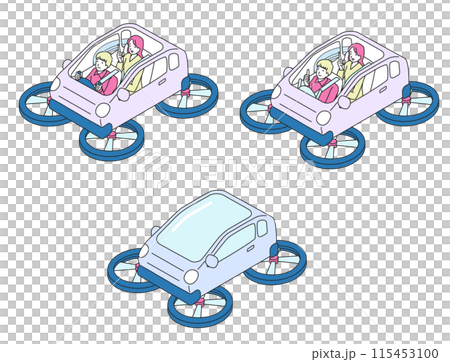 空飛ぶ車 115453100