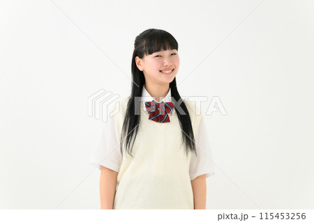 夏服の女子高生 夏服の女子高生 115453256