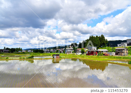 JR飯山線 越後田沢駅周辺の風景(新潟県十日町市)【2024.6】 115453270