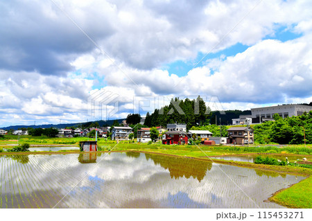 JR飯山線 越後田沢駅周辺の風景(新潟県十日町市)【2024.6】 115453271