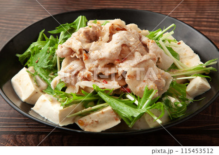 冷しゃぶ豆腐サラダ 冷しゃぶ豆腐サラダ 115453512