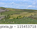 晴れた日の美ヶ原高原から見た景色 115453718
