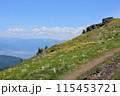 晴れた日の美ヶ原高原から見た景色 115453721