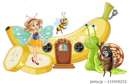 Fairy and Insects at Banana House 115456253