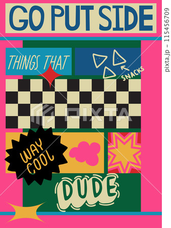retro pop classic poster design 115456709