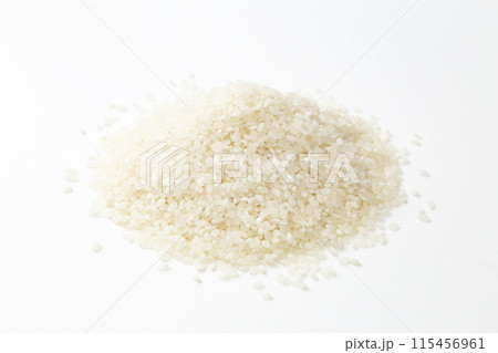 白背景に白米 白背景に白米 115456961