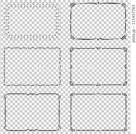 簡單的框架矩形 簡單的框架矩形 115457763