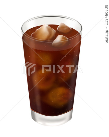 グラスに入ったコーラ 115460539