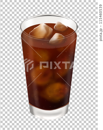 グラスに入ったコーラ 115460539