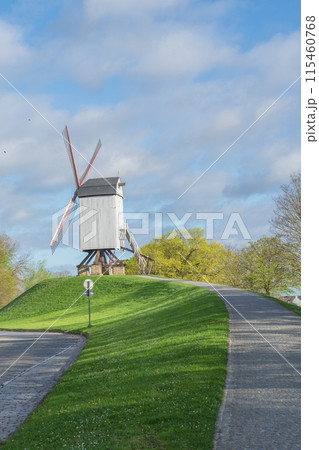 ベルギー　ブルージュ　風車　Bonne-Chière mill 115460768