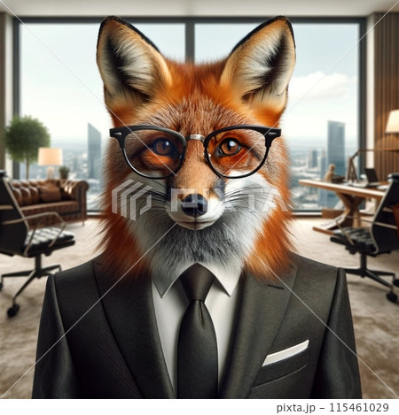 ビジネスマン（キタキツネ） 115461029
