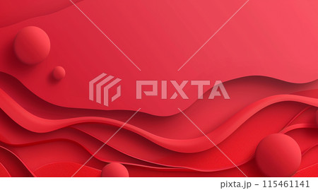 赤色の抽象的な背景素材 赤色の抽象的な背景素材 115461141
