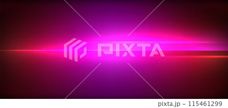 Neon dynamic diagonal light rays background. Techno digital geometric concept design for wallpaper, banner, presentation, background 115461299
