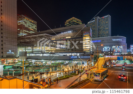 【梅田】大阪の夜景【都市風景】 【梅田】大阪の夜景【都市風景】 115461798