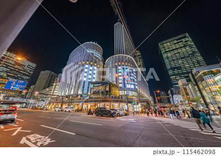 【大阪】ヨドバシ梅田周辺の夜景【都市風景】 【大阪】ヨドバシ梅田周辺の夜景【都市風景】 115462098