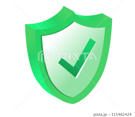 サイバーセキュリティのイラスト素材 115462424