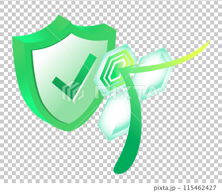 サイバーセキュリティのイラスト素材 サイバーセキュリティのイラスト素材 115462427