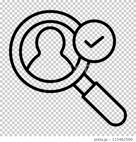 求めていた人をみつけたことを表すアイコン。 求めていた人をみつけたことを表すアイコン。 115462500