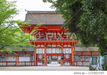 初夏の京都　下鴨神社　楼門 115462597