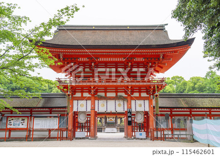 初夏の京都　下鴨神社　楼門 115462601