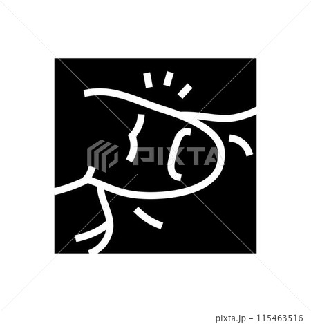 pinches household injury accident glyph icon vector illustration pinches household injury accident glyph icon vector illustration 115463516