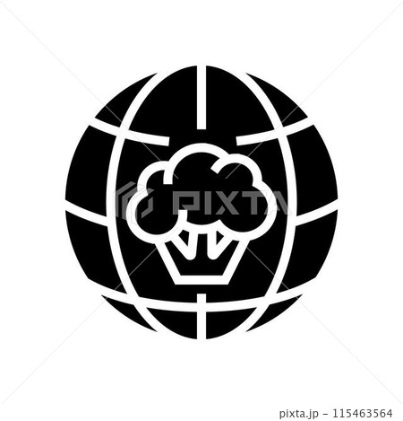 cancer world day glyph icon vector illustration 115463564