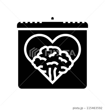 forests international day glyph icon vector illustration 115463592